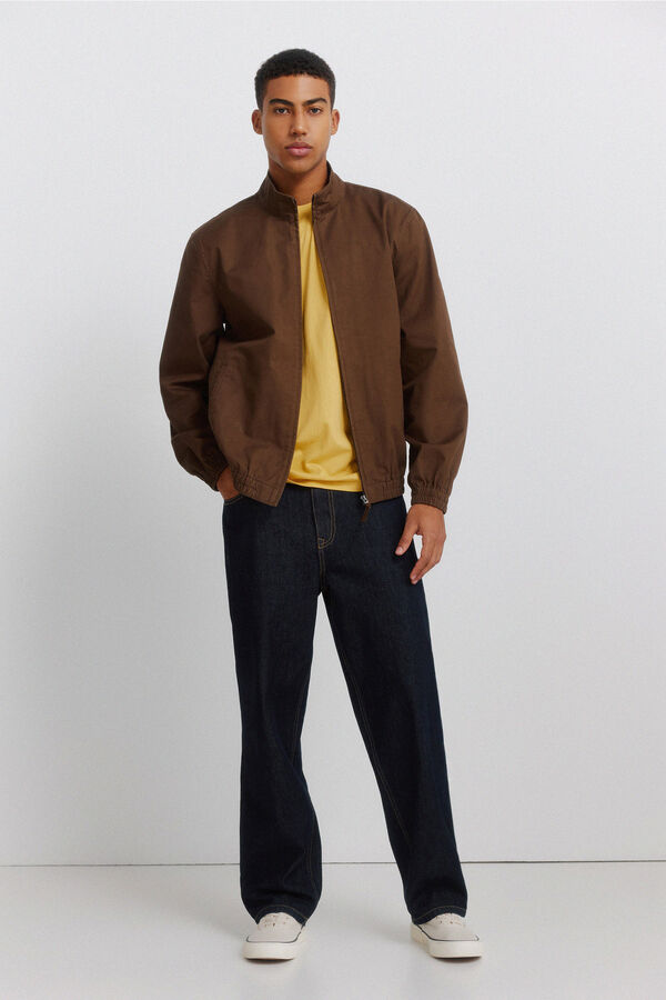 Springfield Camiseta b&aacute;sica logo Springfield amarillo