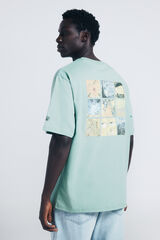 Springfield Camiseta Bob Esponja Van Gogh verde