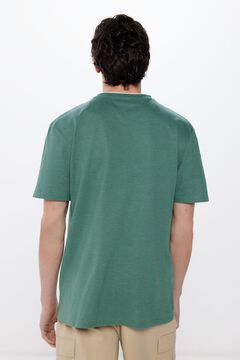 Springfield Playera doble piqué verde