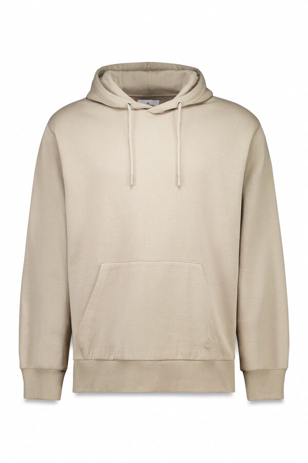 Springfield Sudadera básica con capucha  café