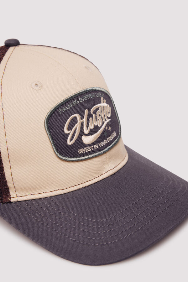 Springfield Gorra trucker parche frontal caf&eacute;