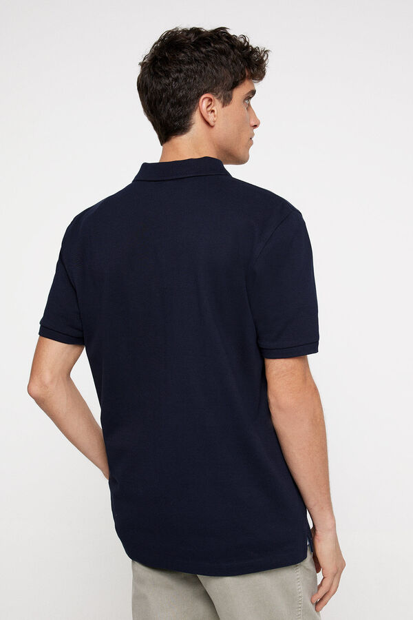 Springfield Polo piqué básico regular fit navy