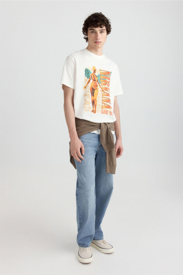 Springfield Playera Nirvana Life 93 marfil