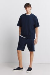 Springfield Bermudas de felpa azulado