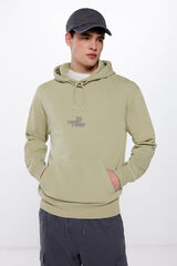 Springfield Sudadera capucha race rules kaki claro