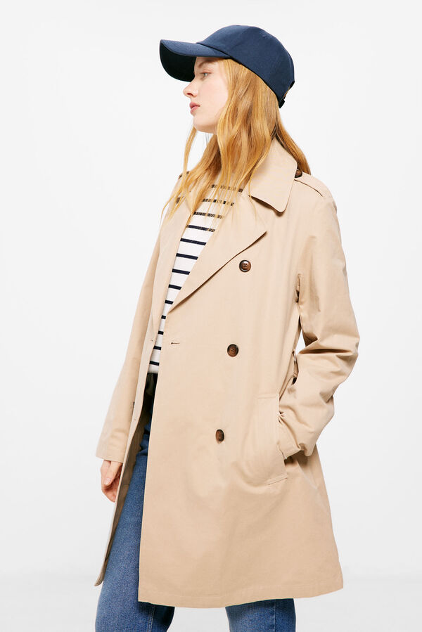 Springfield Gabardina Corta  nude