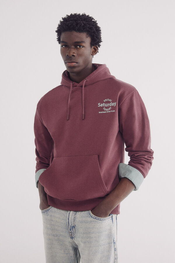 Springfield Sudadera capucha Saturday púrpura