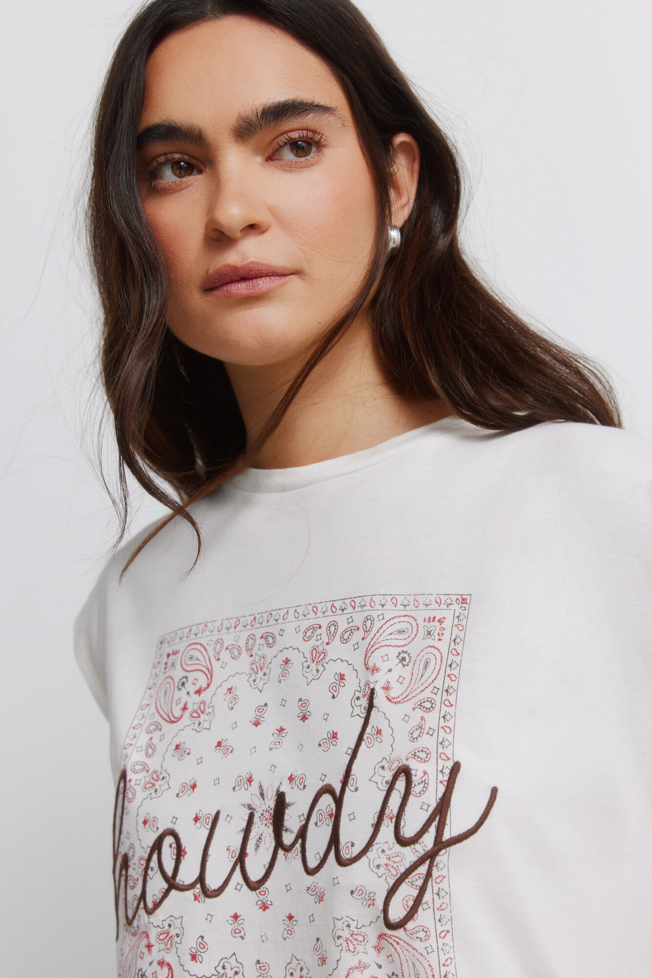 Springfield Playera de algod&oacute;n bandana