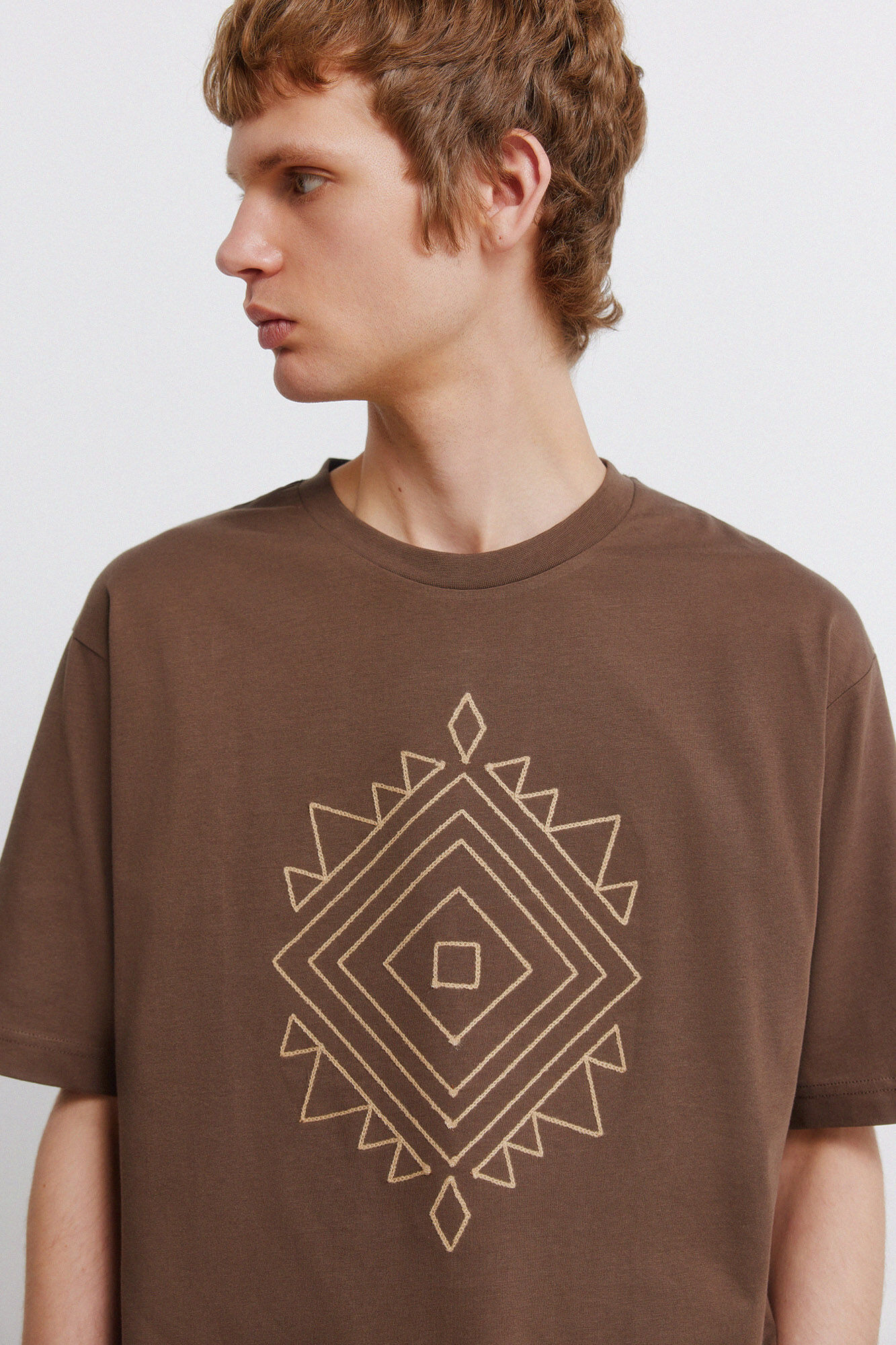 Springfield Playera bordado &eacute;tnico