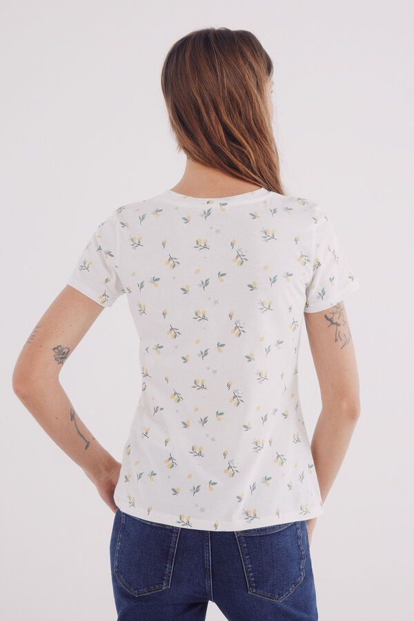 Springfield Playera estampado frutas estampado