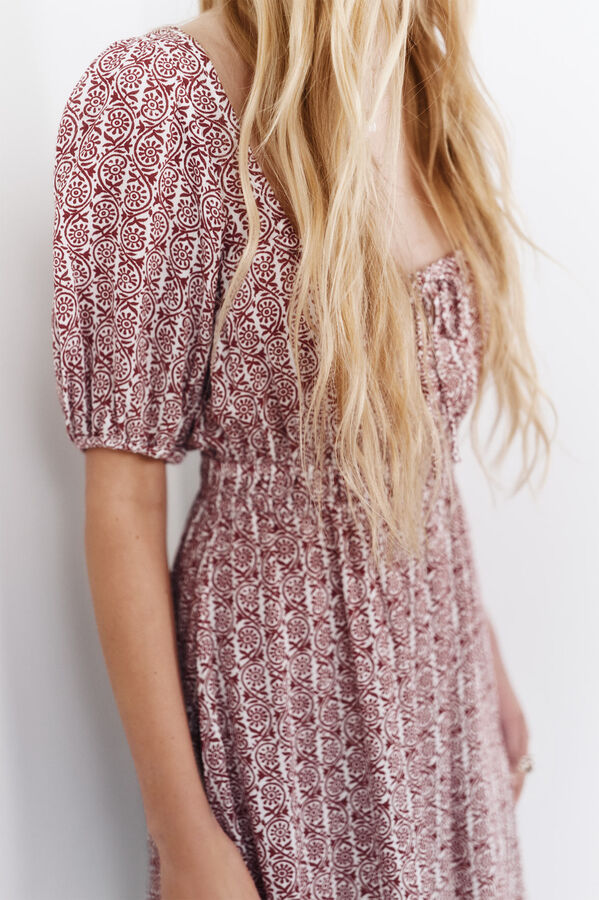 Springfield Vestido "Petal" púrpura