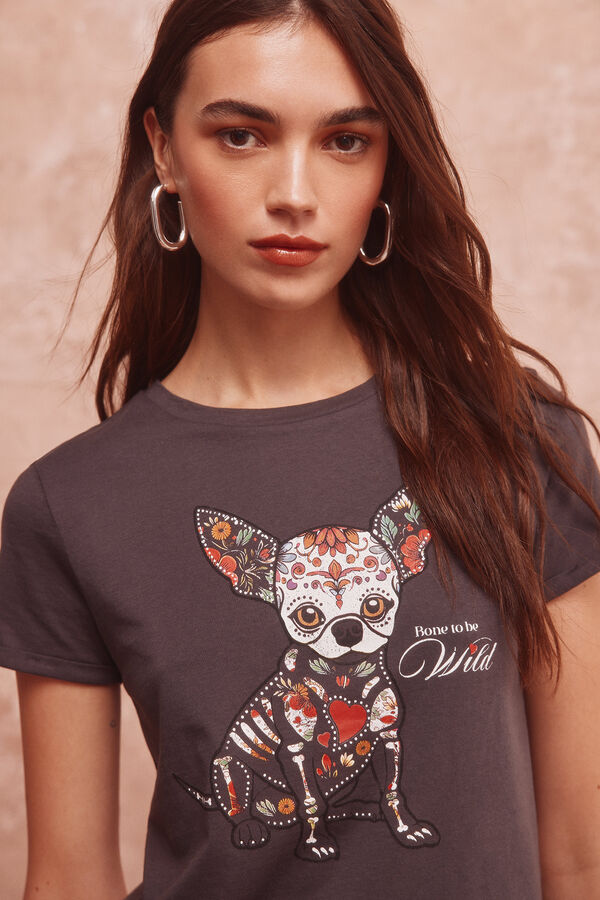 Springfield Playera "Salvaje" gris