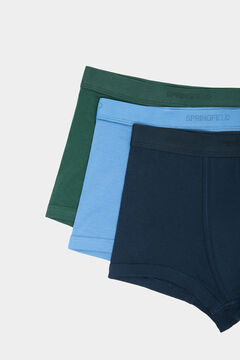 Springfield Pack 3 boxers básicos azul