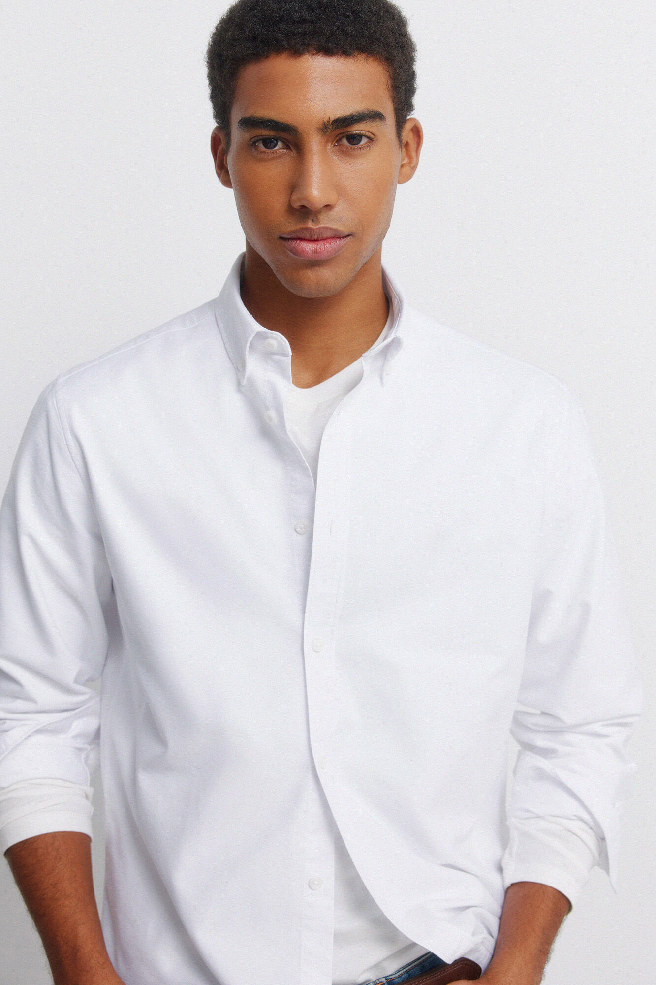Springfield Camisa oxford sin arrugas