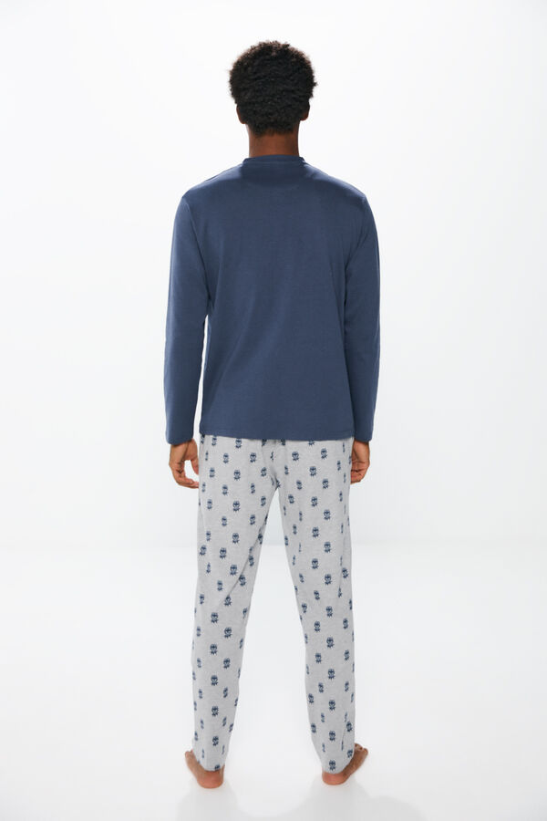 Springfield Pijama largo Disney Rana Gustavo azul indigo