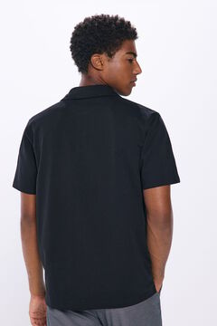 Springfield Polo piqué estructura regular fit negro