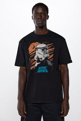 Springfield Polera Stars Wars Stormtrooper negro