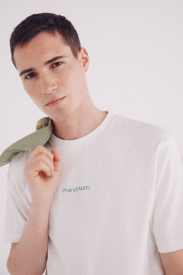 Springfield Playera viva la pasta marfil