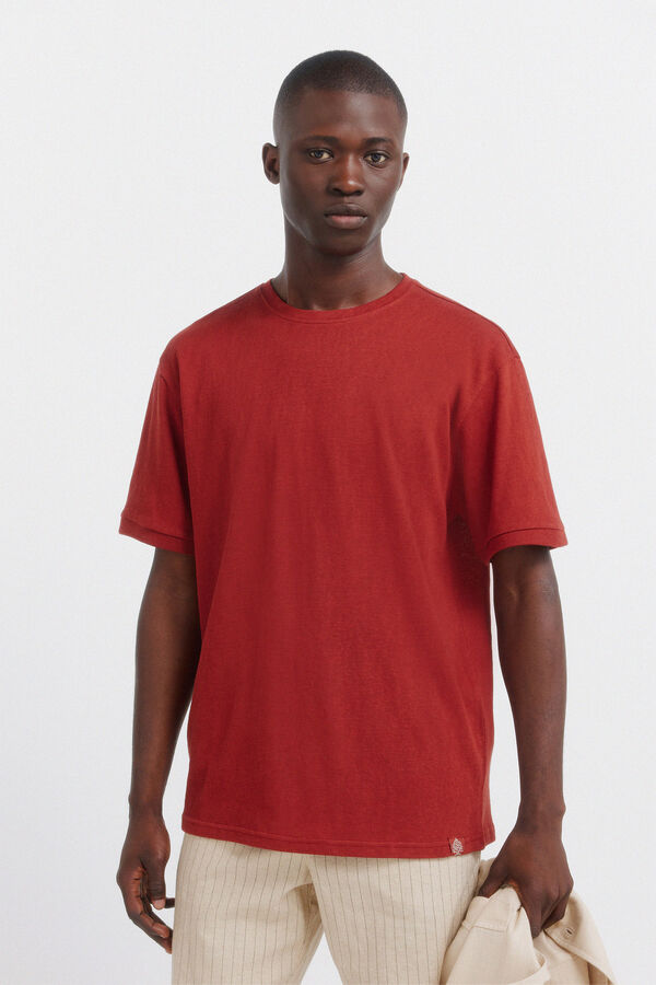 Springfield Playera r&uacute;stica rojo