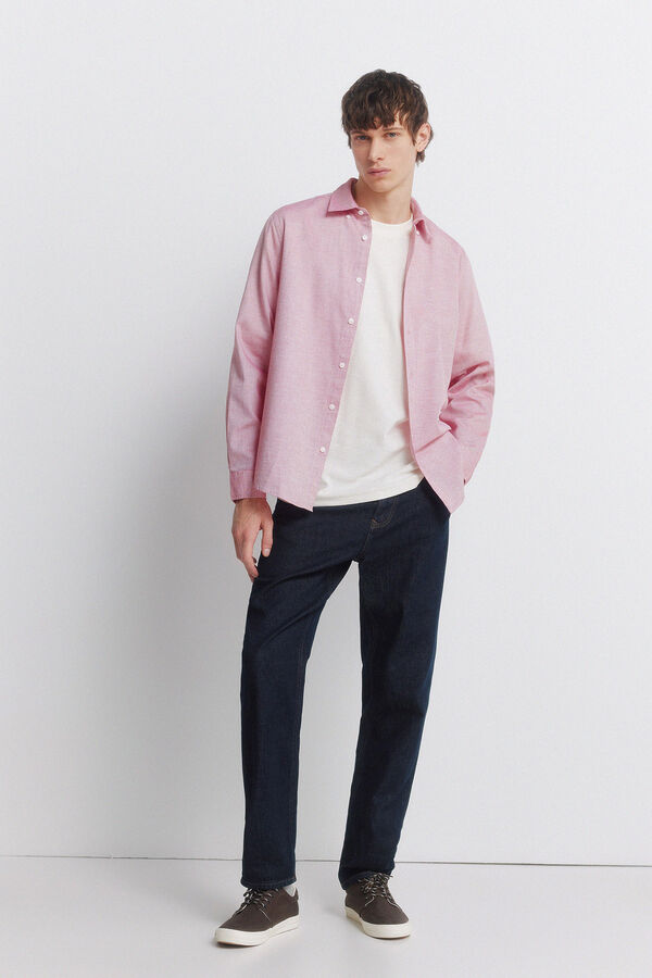 Springfield Camisa de estructura rojo