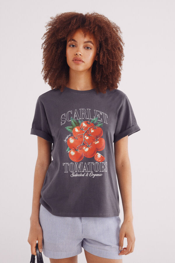 Springfield Playera "The Harvest" gris