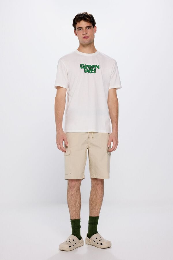 Springfield Playera Green Day marfil