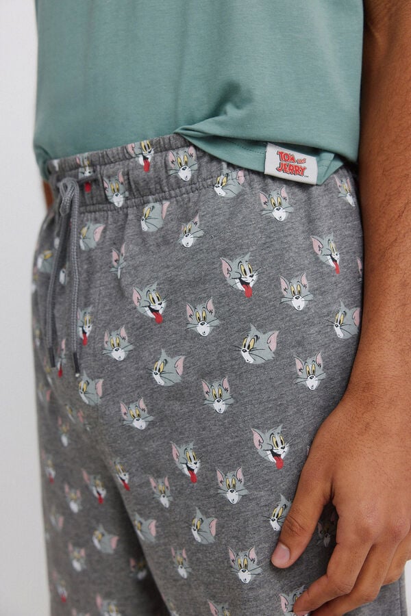 Springfield Pijama corta Tom & Jerry verde