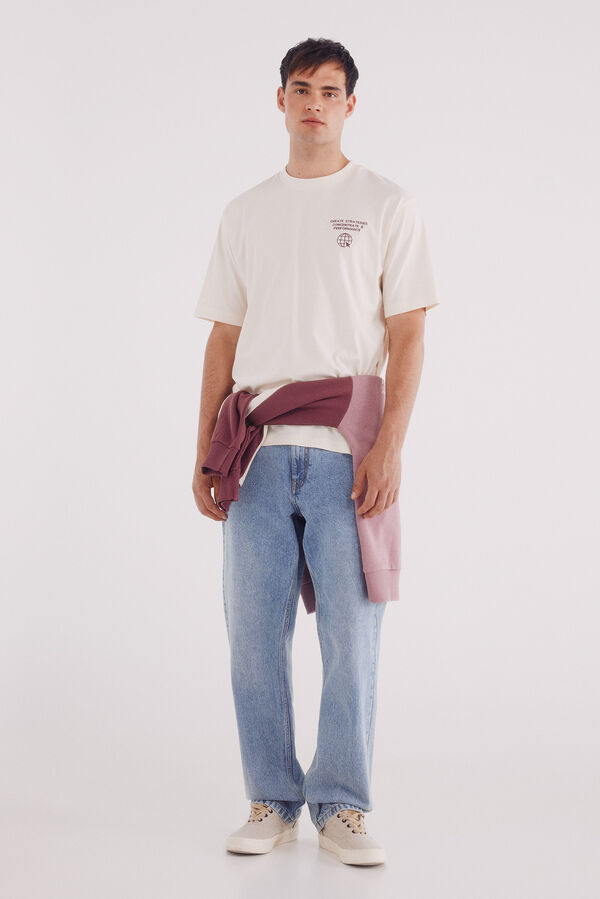 Springfield Camiseta mental focus blanco