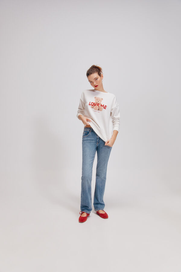 Springfield Sudadera "Love me" estampado