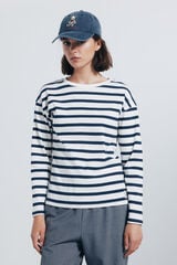 Springfield Playera rayas marineras estampado