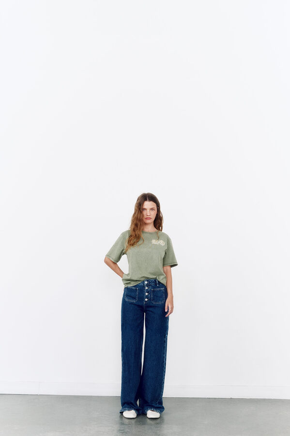 Springfield Playera "Sunrise" kaki