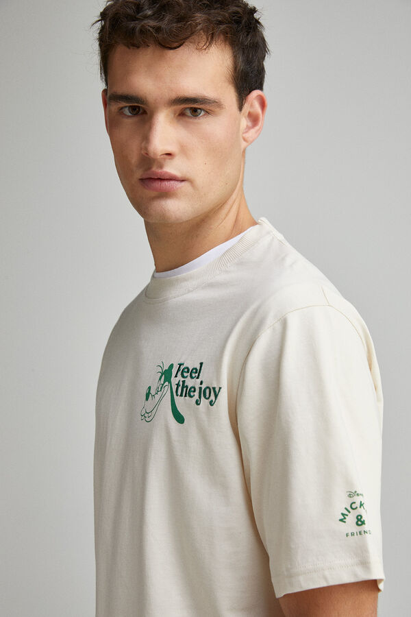 Springfield Playera Goofy yeah you can blanco