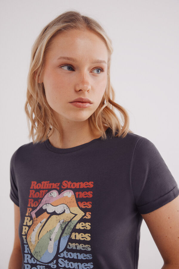 Springfield Playera "The Rolling Stones" gris