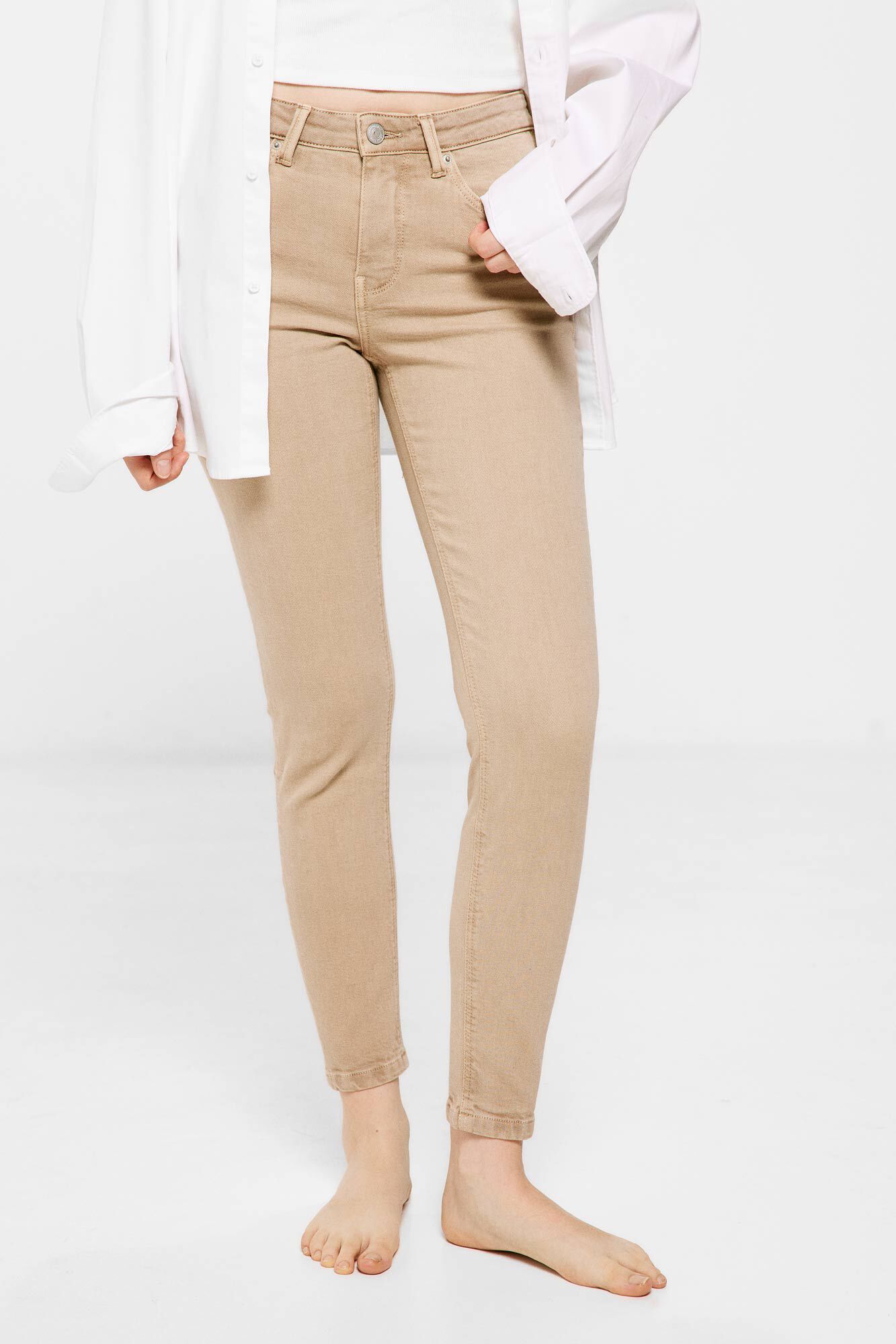 Jean slim kaki discount