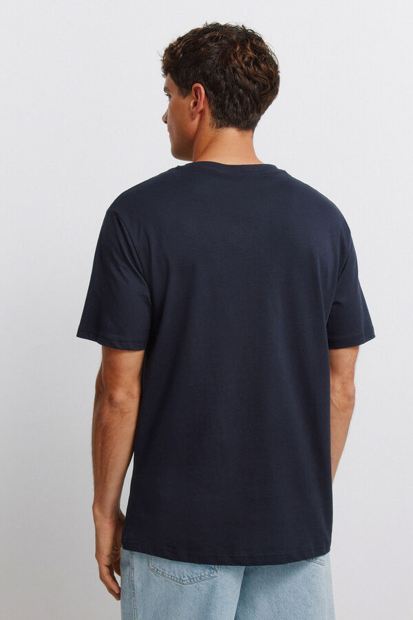 Springfield Playera b&aacute;sica logo Springfield azul