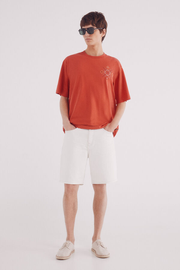 Springfield Playera étnica rojo