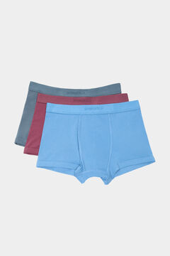 Springfield Pack 3 boxers básicos púrpura