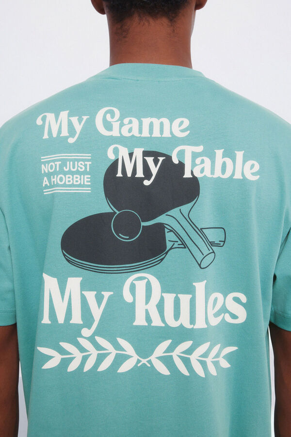 Springfield Playera de ping pong verde