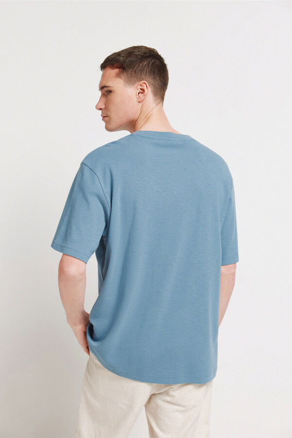 Springfield Playera textura azul