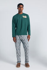 Springfield Pijama larga Bob Esponja verde