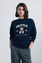 Springfield Sudadera gráfica ciudad marino