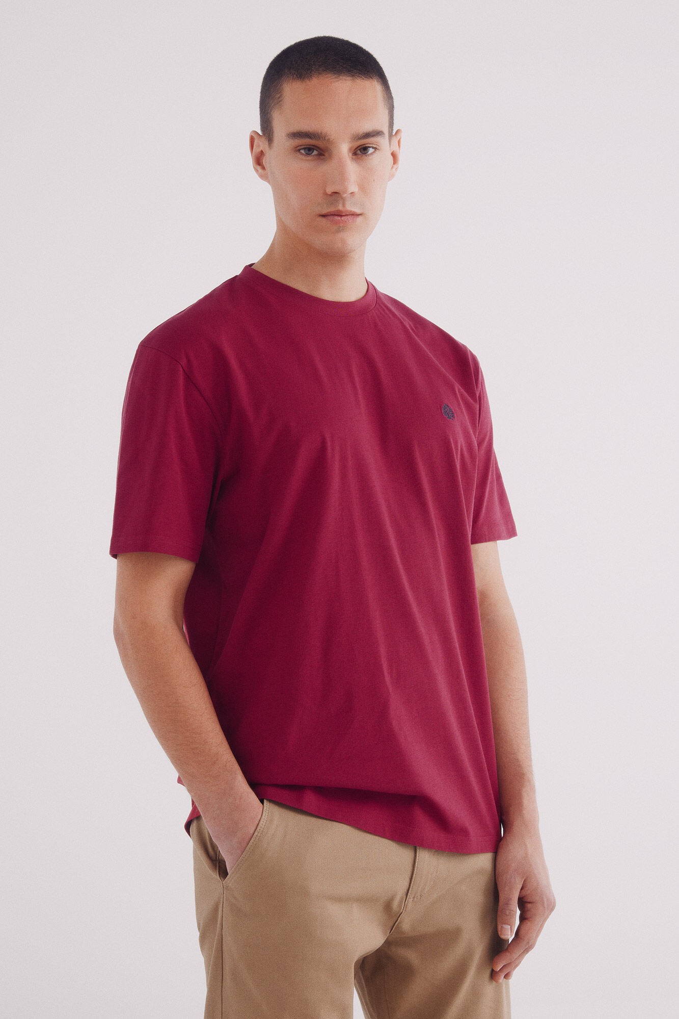 Springfield Playera b&aacute;sica cuello redondo