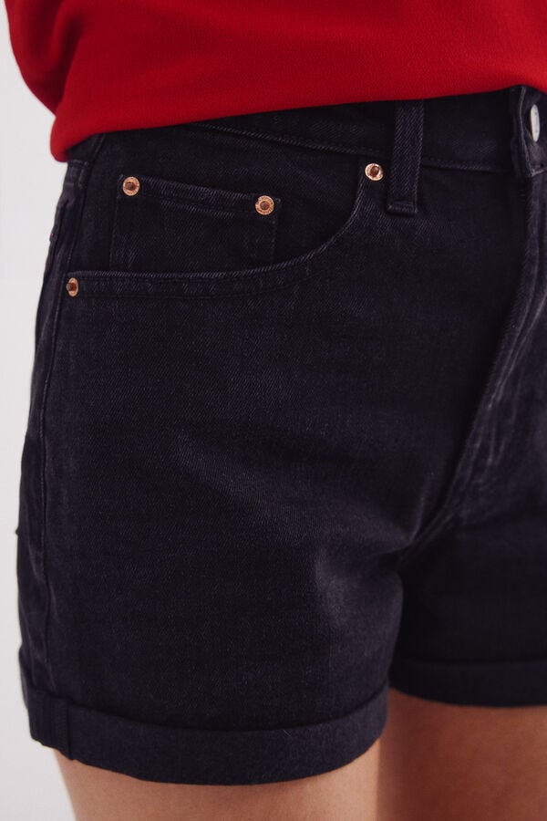 Springfield Short jean mom negro