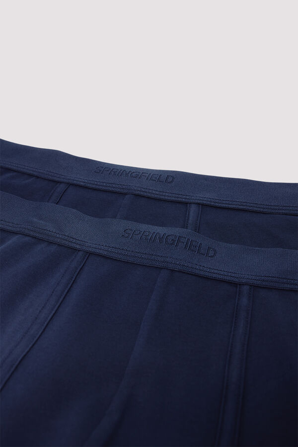Springfield Pack 2 bóxeres básicos azul
