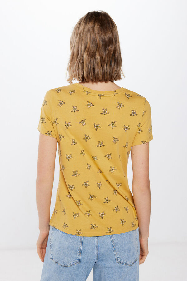 Springfield Playera estampado mini dorado