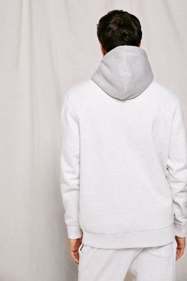 Springfield Sudadera capucha contraste gris