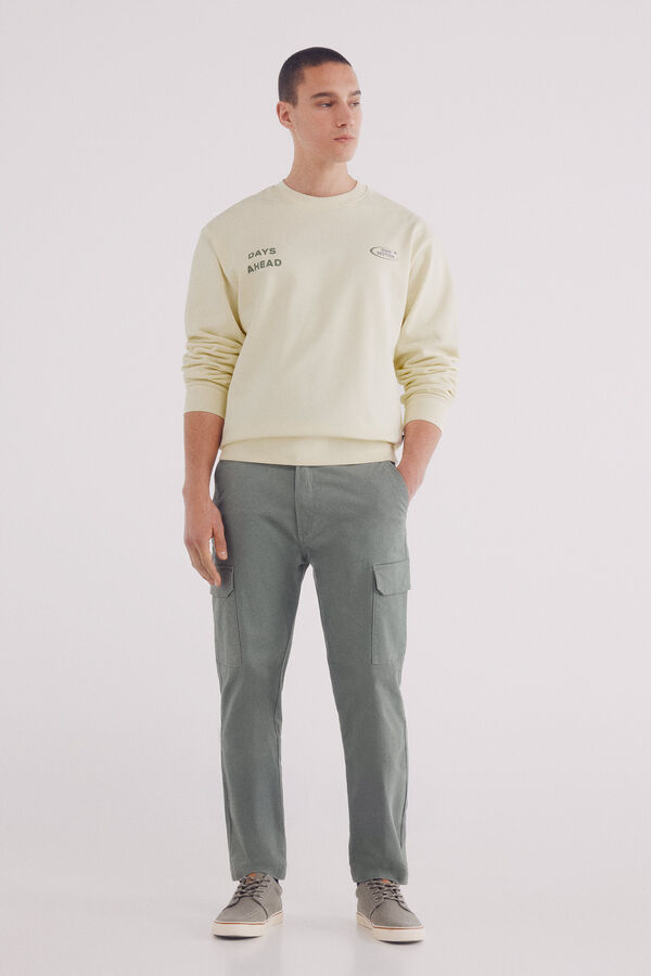Springfield Sudadera slow motion amarillo
