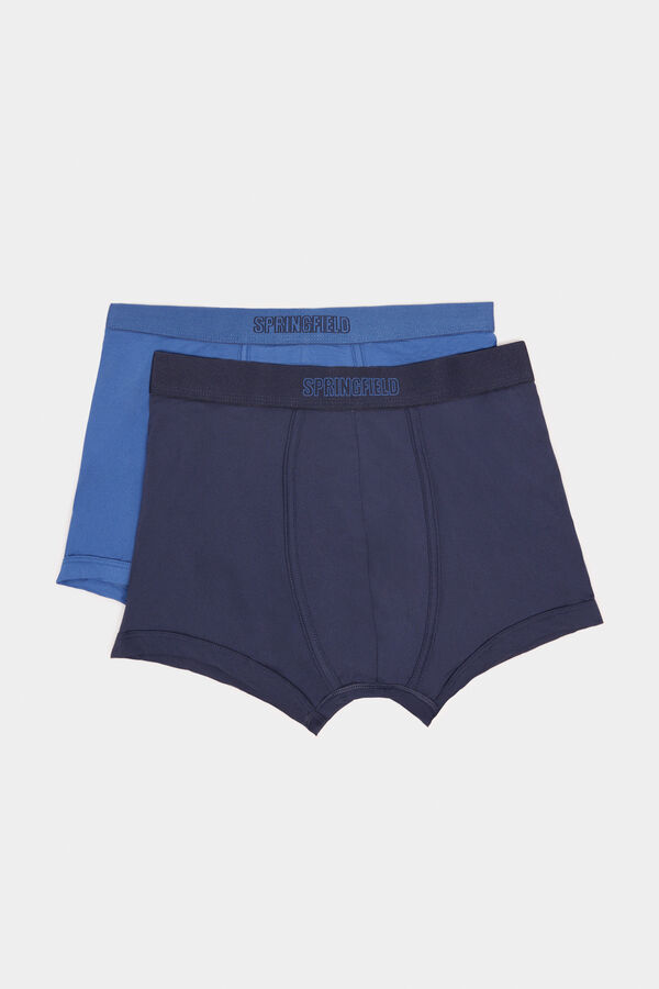 Springfield Pack 2 boxers básicos microfibra marino
