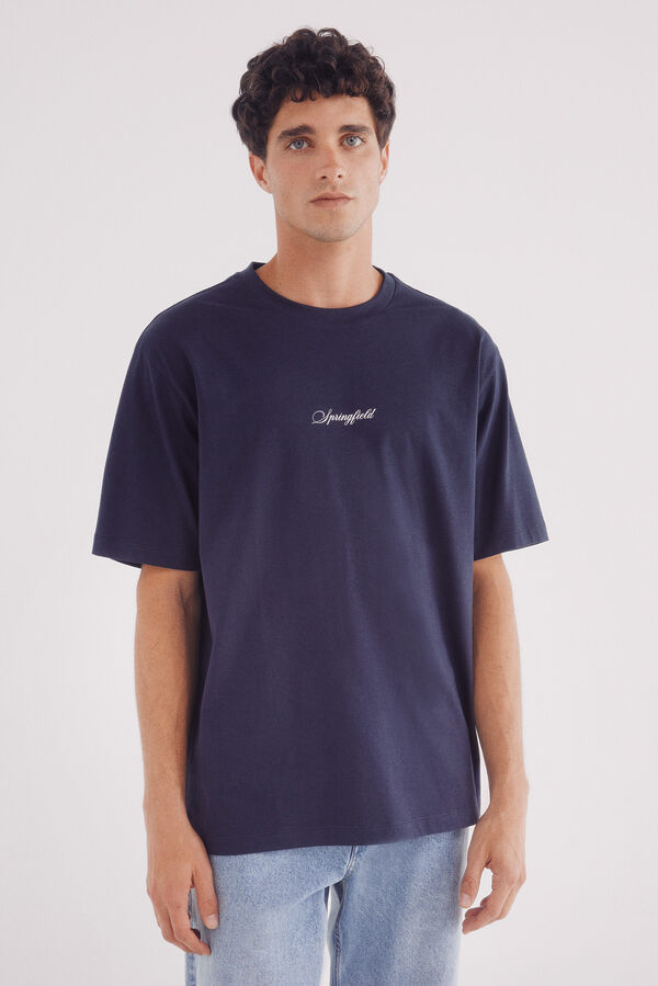Springfield Playera Springfield life is good azul