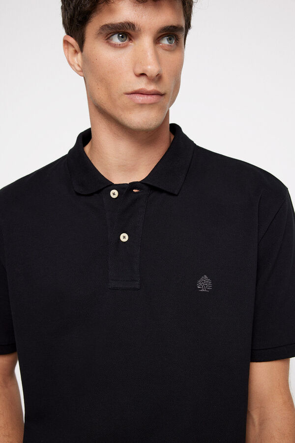 Springfield Polo básico piqué negro